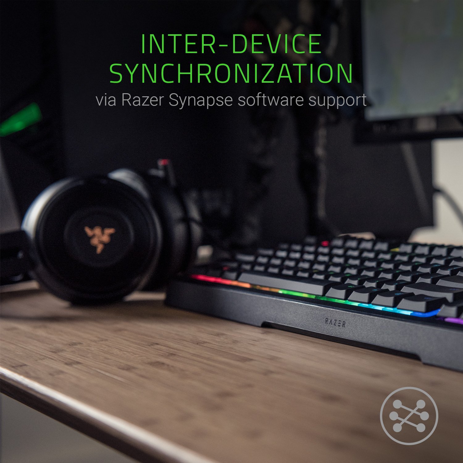 Razer Ornata Inter-Device Synchronization MID-HEIGHT KEYCAPS