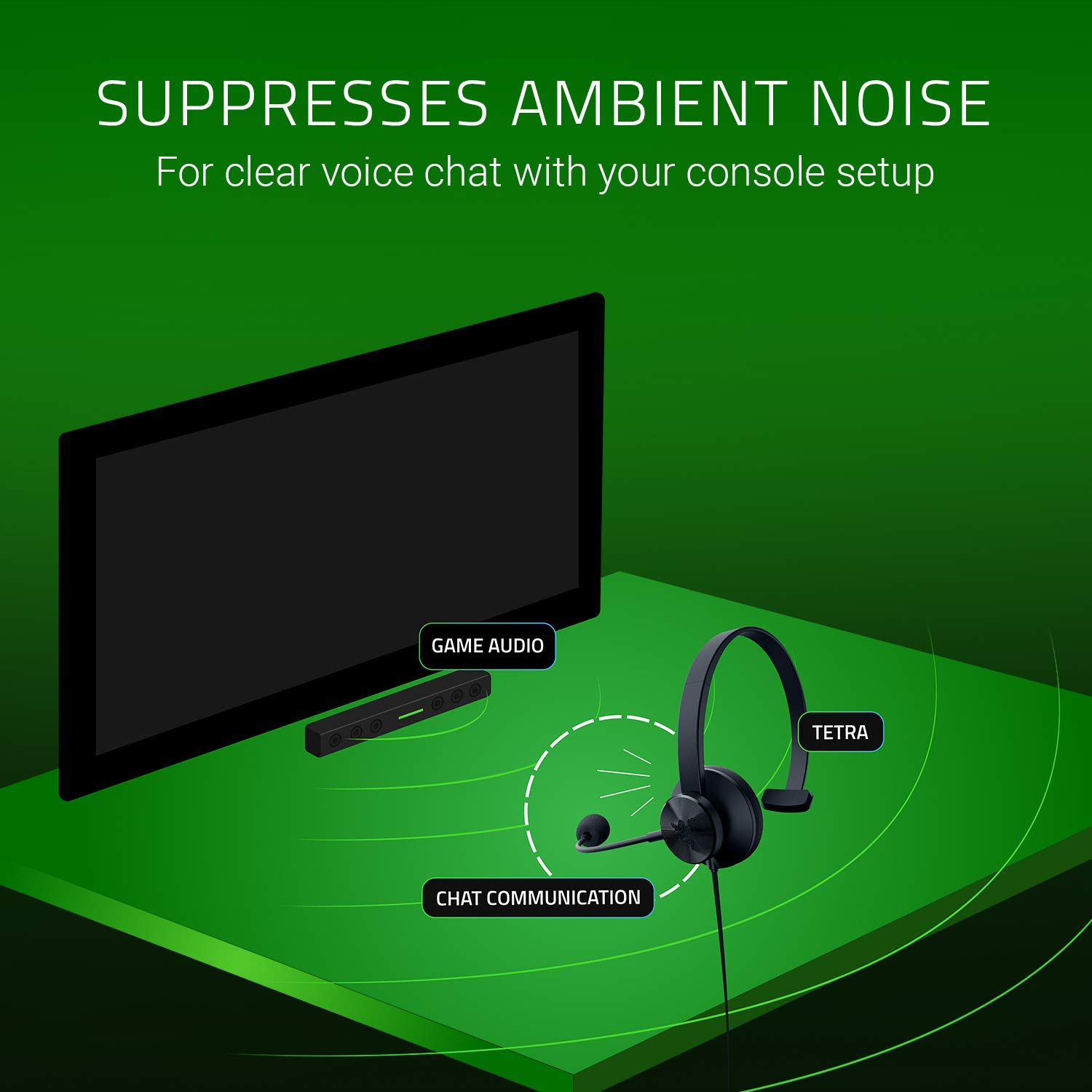 Razer Tetra Streaming Headset Suppresses Ambient Noise
