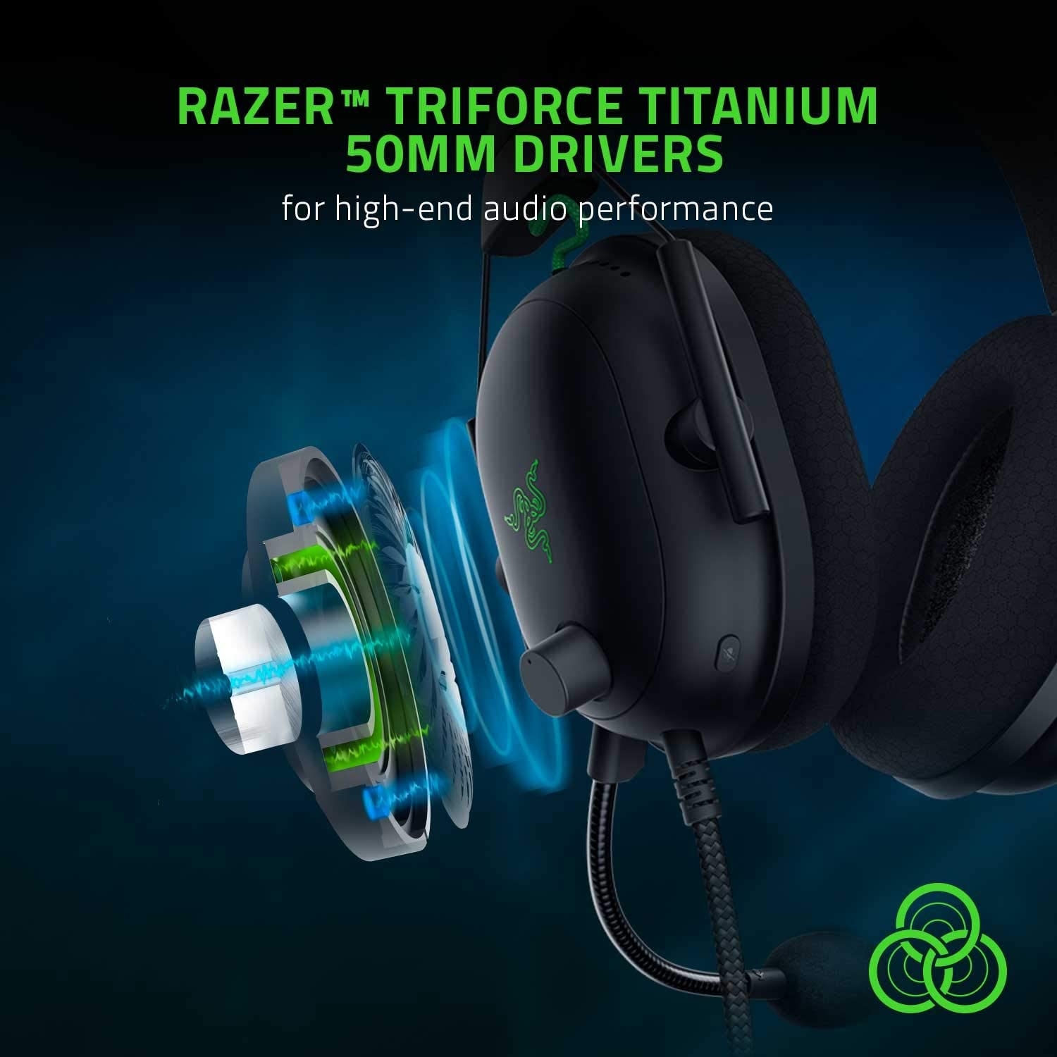 Razer BlackShark V2 Gaming Headset Razer Triforce Titanium Drivers