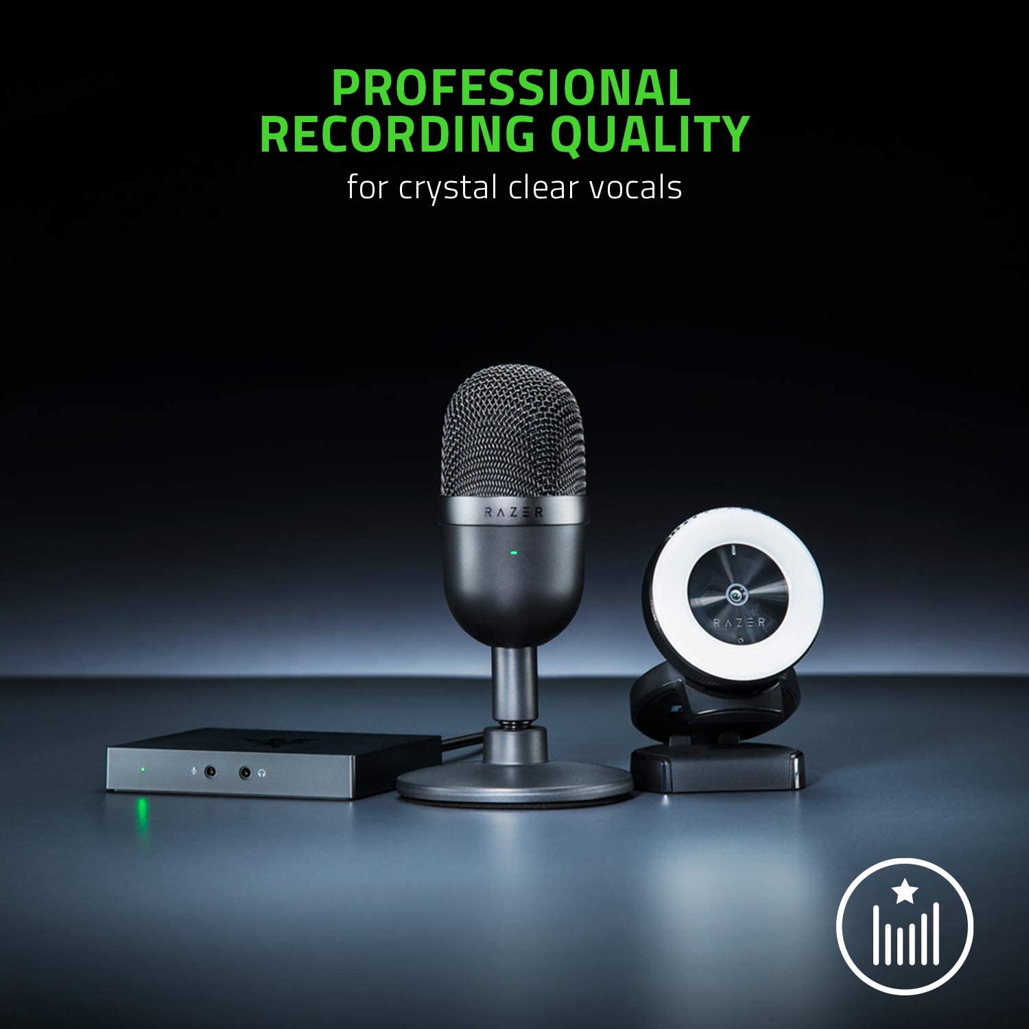 Razer Seiren Mini USB Streaming Microphone Professional Recording Quality