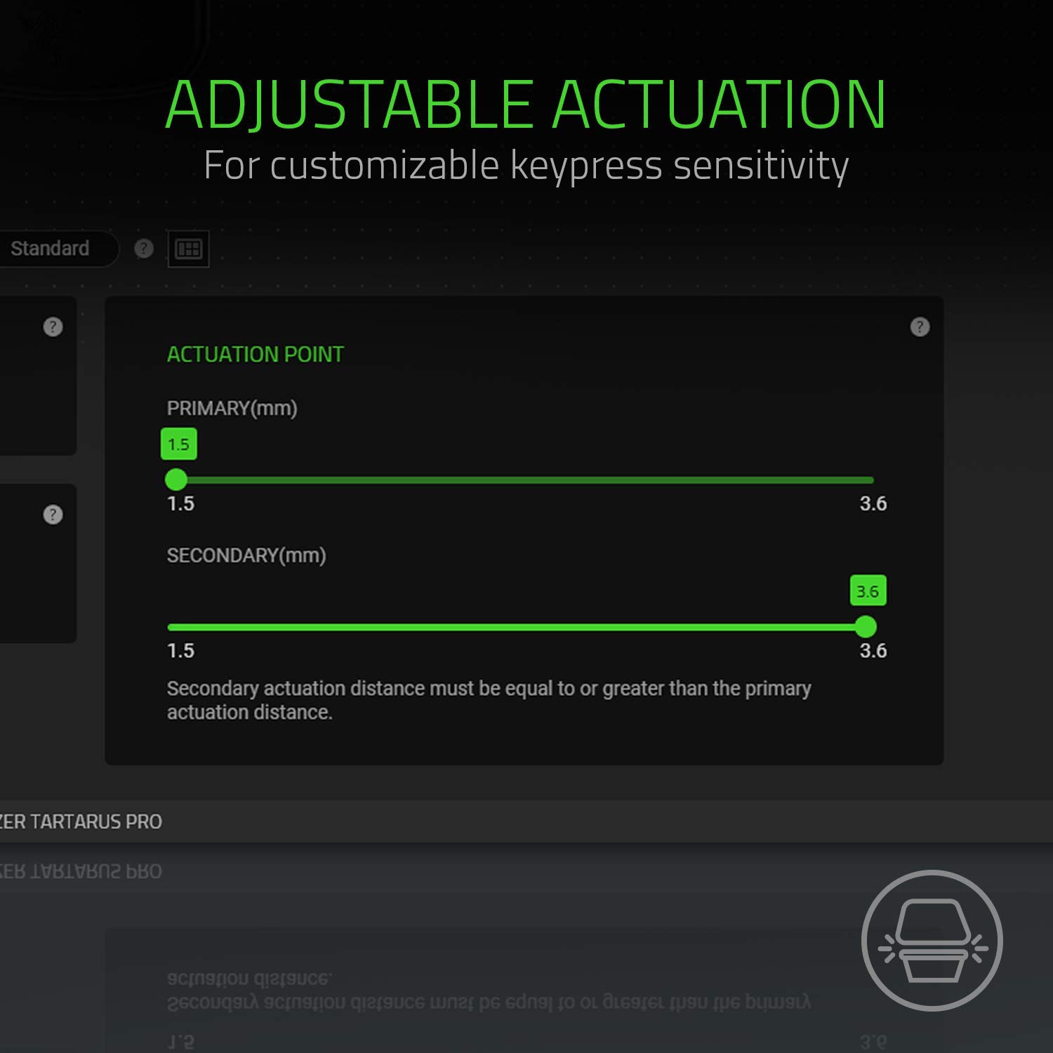 Razer Tartarus Pro Adjustable Actuation