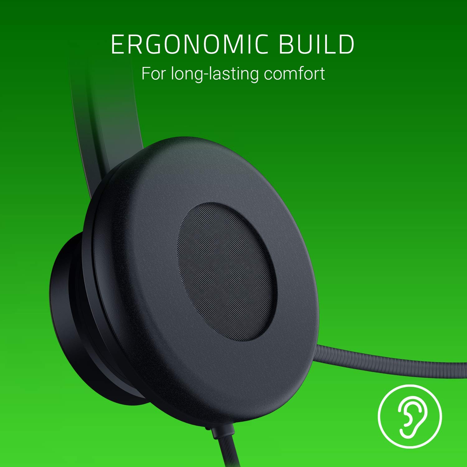 Razer Tetra Streaming Headset Ergonomic Build